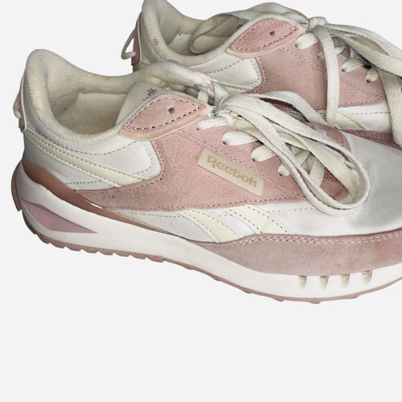 Reebok Comfort Footbed Womens Sz US 7.5 UK 5 Ivory Peach Pink Running Sneakers - Picture 9 of 11